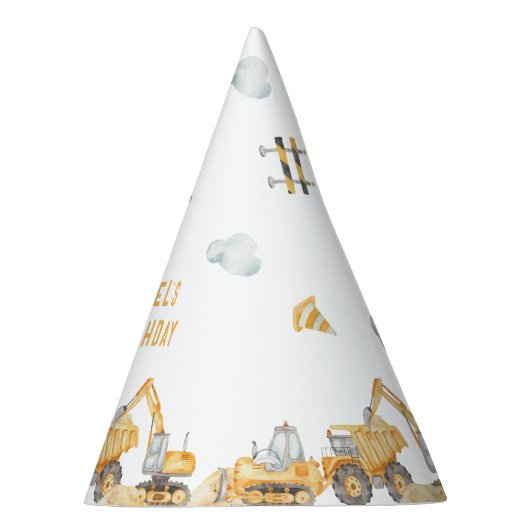 Chapeaux De Fètes Camions de construction mignons (Droite)