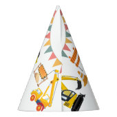 Chapeaux De Fètes Camions de construction | Parti Anniversaire de en (Dos)