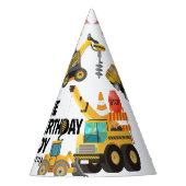 Chapeaux De Fètes Camions de construction | Parti Anniversaire de en (Devant)