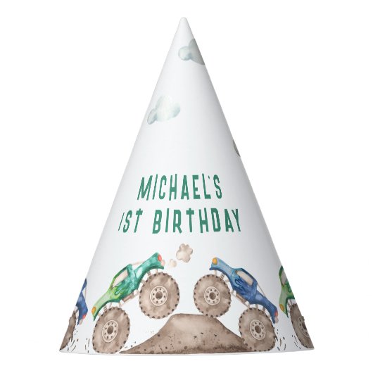 Chapeaux De Fètes Camions Monster Fiery (Devant)