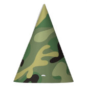 Chapeaux De Fètes Camo Green | Anniversaire militaire (Gauche)