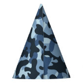 Chapeaux De Fètes Camouflage bleu (Dos)