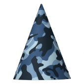 Chapeaux De Fètes Camouflage bleu (Devant)
