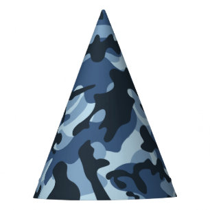 Chapeaux De Fètes Camouflage bleu