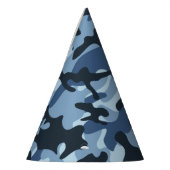 Chapeaux De Fètes Camouflage bleu (Gauche)