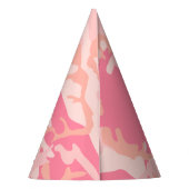 Chapeaux De Fètes Camouflage rose, Armée (Dos)