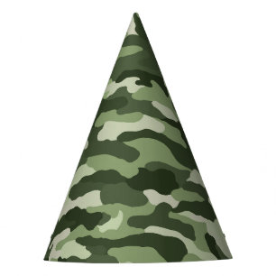 Chapeaux De Fètes Camouflage vert