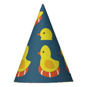 Chapeaux De Fètes Canard en caoutchouc jaune, mignon, motif sans sou