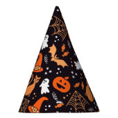Chapeaux De Fètes Caractères d'halloween illustrés mignons sur bg no (Droite)