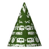 Chapeaux De Fètes Caravan Joyeux Camping de Noël (Dos)