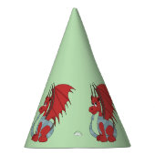 Chapeaux De Fètes Caricature Dragon Rouge (Droite)