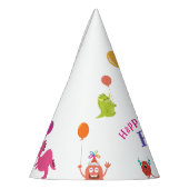 Chapeaux De Fètes Caricature monstre mignon de lille fête d'annivers (Gauche)