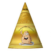 Chapeaux De Fètes caricature personnage pomme de terre aux grands ye (Devant)