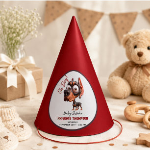 Chapeaux De Fètes Caricatures de chien mignons Baby Shower pour garç