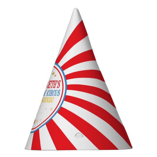 Chapeaux De Fètes Carnaval de cirque Casquette d'anniversaire rouge  (Droite)