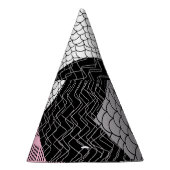 Chapeaux De Fètes Carreaux de patchwork, motif de dessin main libre. (Droite)