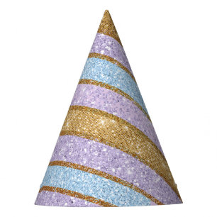 Chapeaux De Fètes Casquette bleu de partie de klaxon de licorne de
