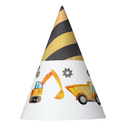 Chapeaux De Fètes Casquette d'anniversaire de construction pour une  (Devant)