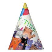 Chapeaux De Fètes Casquette de fête amusant avec Happy Cat Party - T (Droite)