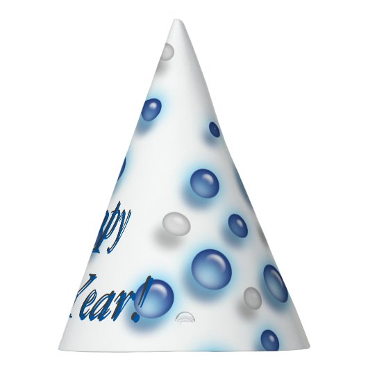 Chapeaux De Fètes Casquette de fête - Bulles du Nouvel An (Droite)