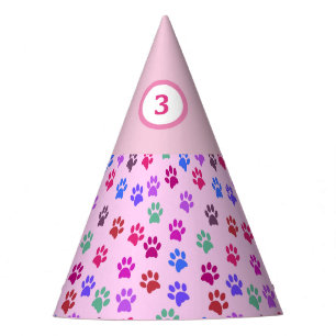 Chapeaux De Fètes Casquette de fête d'anniversaire Chien Empreinte