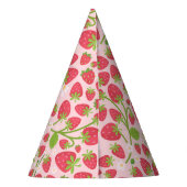 Chapeaux De Fètes Casquette de fête d'anniversaire de fraise (Dos)