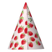 Chapeaux De Fètes Casquette de fête d'anniversaire de fraise (Dos)
