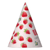 Chapeaux De Fètes Casquette de fête d'anniversaire de fraise (Gauche)