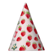 Chapeaux De Fètes Casquette de fête d'anniversaire de fraise (Droite)