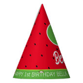 Chapeaux De Fètes Casquette de fête d'anniversaire de la pastèque (Gauche)