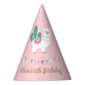 Chapeaux De Fètes Casquette de fête d'anniversaire de lama (Devant)