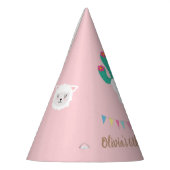 Chapeaux De Fètes Casquette de fête d'anniversaire de lama (Gauche)