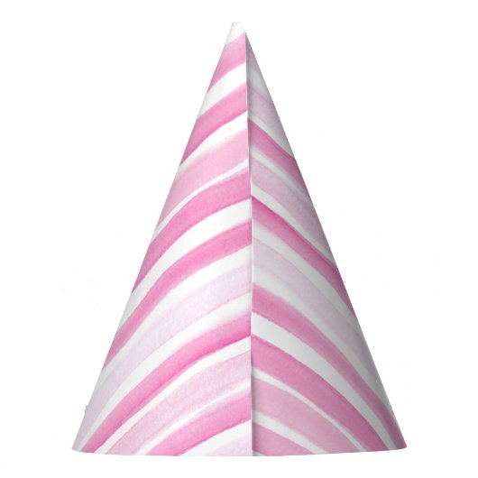 Chapeaux De Fètes Casquette de fête d'anniversaire rose (Dos)