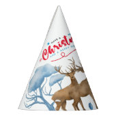 Chapeaux De Fètes Casquette De Fête De Snowman Et Deer (Gauche)