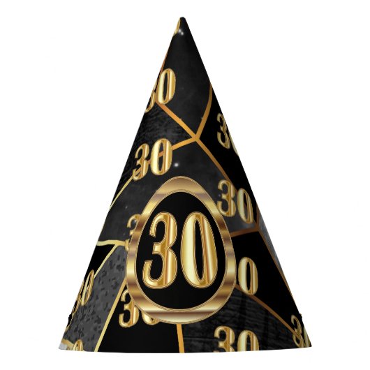 Chapeaux De Fètes casquette de fête du 30e anniversaire (Devant)