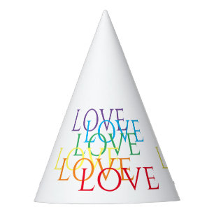Chapeaux De Fètes CASQUETTE de la fête d'amour RAINBOW