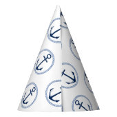 Chapeaux De Fètes Casquette de la fête d'Ancres bleu marine (Dos)