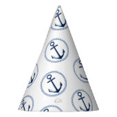 Chapeaux De Fètes Casquette de la fête d'Ancres bleu marine (Gauche)
