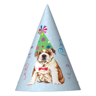 Chapeaux De Fètes Casquette de la fête d'anniversaire Bulldog Party