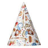 Chapeaux De Fètes Casquette de la fête d'anniversaire de base-ball W (Dos)