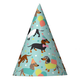 Chapeaux De Fètes Casquette de la fête d'anniversaire de Dachshund
