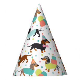 Chapeaux De Fètes Casquette de la fête d'anniversaire de Dachshund