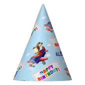 Chapeaux De Fètes Casquette de la fête d'anniversaire de Dog Flying (Gauche)