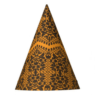 Chapeaux De Fètes Casquette de la fête de la dentelle d'Orange et de
