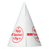 Chapeaux De Fètes Casquette de la fête de l'amour Heureuse Sainte-Va (Dos)