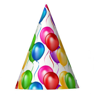 Chapeaux De Fètes Casquette de la fête des ballons d'anniversaire
