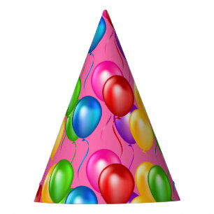 Chapeaux De Fètes Casquette de la fête des ballons d'anniversaire