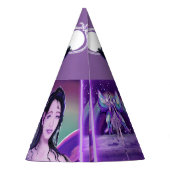 Chapeaux De Fètes Casquette de la fête des fées violette (Dos)