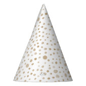 Chapeaux De Fètes Casquette de la fête des points d'aquarelle Confet (Gauche)