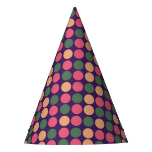 Chapeaux De Fètes Casquette de la fête des points Pinkish Pixels